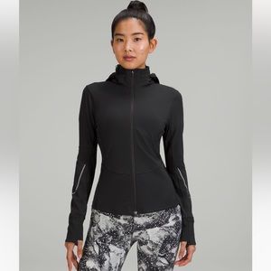 LULULEMON NULUX REFLECTIVE RUNNING JACKET BNWT SIZE 14 in black